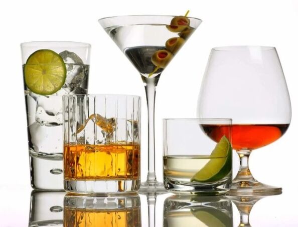 Various alcohols